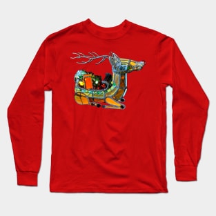 Christmas Raindeer Long Sleeve T-Shirt